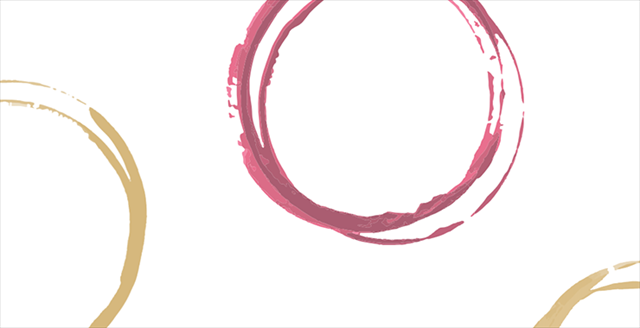 graphic illustrating beverage rings left on a table