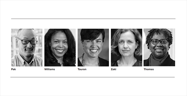 headshots of people highlighted