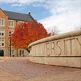 entranceway to a university
