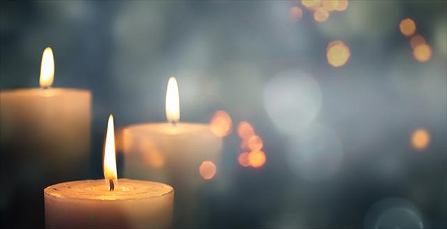 group of lit candles