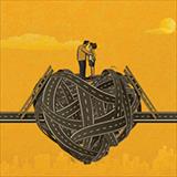 graphic of twisted road knot with two people standing on the top