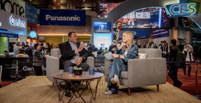 APA CEO being interviewed at the 2024 CES