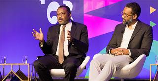 Arthur Evans, PhD, speaking at APA 2024