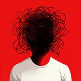 graphic of a person who's head is a jumble of lines