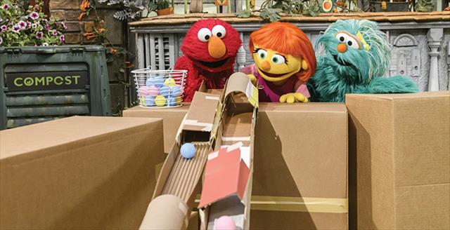 Sesame Street puppets