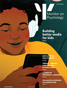 Monitor on Psychology April May 2025 cover