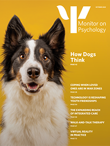 October 2025 Monitor on Psychology cover art
