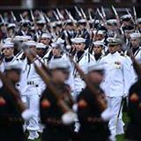 faces of soldiers from different military branches