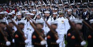 faces of soldiers from different military branches