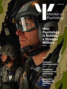November/December Monitor on Psychology issue cover