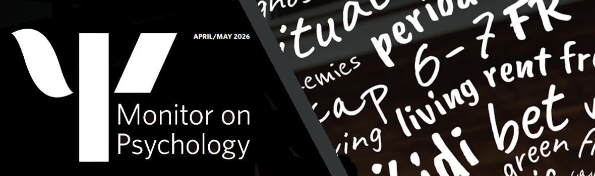 April/May 2026 Monitor on Psychology