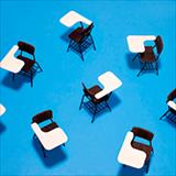 graphic of academic desks