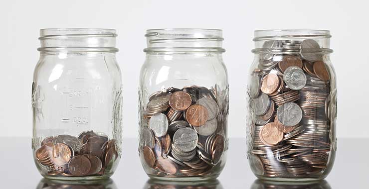 money jars