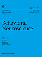 Cover of Behavioral Neuroscience of Sleep (special issue of Behavioral Neuroscience, June 2016)