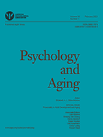 Cover of Special Issue on Prosociality in Adult Development and Aging (special issue of Psychology and Aging, February 2021)