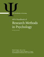 Cover of APA Handbook of Research Methods in Psychology, Second Edition
