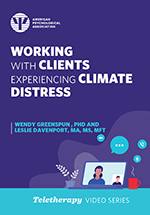 Working With Clients Experiencing Climate Distress