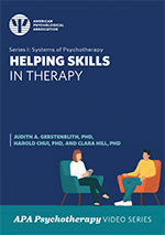 Helping Skills in Therapy