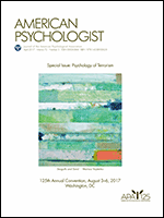 Cover of Psychology of Terrorism (special issue of American Psychologist, April 2017)