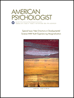 cover of New Directions in Developmental Science With Youth Experiencing Marginalization (special issue of American Psychologist, September 2018)