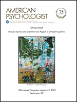 Cover of Obesity (special issue of American Psychologist, February–March 2020)