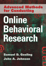 Cover of Advanced Methods for Conducting Online Behavioral Research