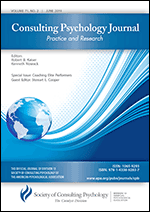 Cover of Coaching Elite Performers (special issue of Consulting Psychology Journal: Practice and Research, June 2019)
