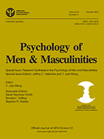 Cover of Research Syntheses in the Psychology of Men and Masculinities