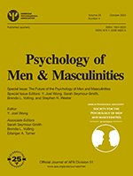 Cover of The Future of the Psychology of Men and Masculinities
