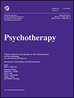 Cover of Eating Disorders and Psychotherapy (special issue of Psychotherapy, June 2016)