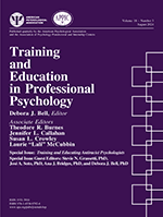 Cover of Training and Educating Antiracist Psychologists