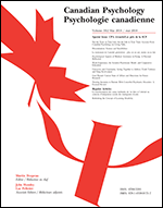 cover of CPA Awards, 2018 (special issue of Canadian Psychology, May 2018)
