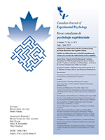 Cover of Numerical and Mathematical Cognition / Numéro spécial