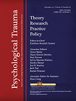 Cover of Treating Psychological Trauma