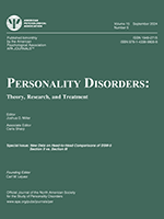 Cover of New Data on Head-to-Head Comparisons of DSM-5 Association Section II vs. Section III