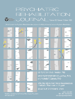 Cover of International Implementation of Individual Placement and Support (special issue of Psychiatric Rehabilitation Journal, March 2020)