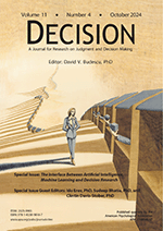 Cover of The Interface Between Artificial Intelligence, Machine Learning and Decision Research