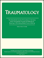 Cover of Secondary Traumatic Stress, Compassion Fatigue, and Vicarious Trauma (special issue of Traumatology, June 2017)