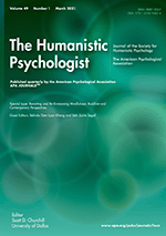 Cover of Revisiting and Re-Envisioning Mindfulness: Buddhist and Contemporary Perspectives (special issue of The Humanistic Psychologist, March 2021)