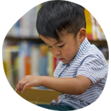 Boy reading