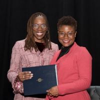 Image of Thema Bryant, PhD, with Wendi Williams, PhD