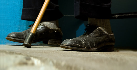 Older adult living in poverty