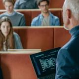 professor in front of a class
