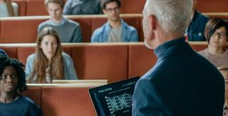 professor in front of a class