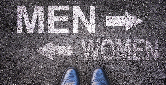 Sexual orientation vs. gender identity.