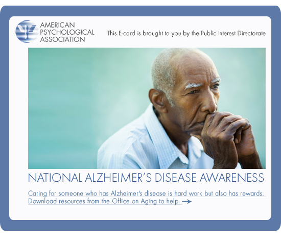 National Alzheimer's Disease Awareness