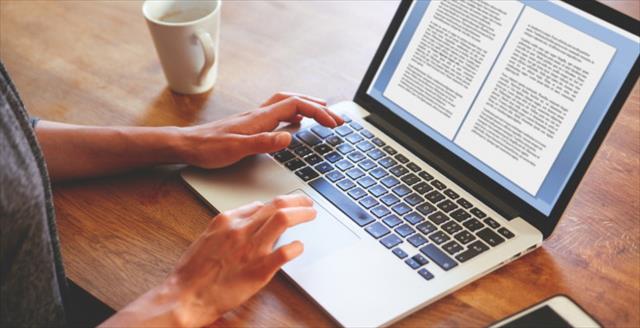 Typing on computer keyboard