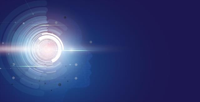 Abstract illustration of face profile