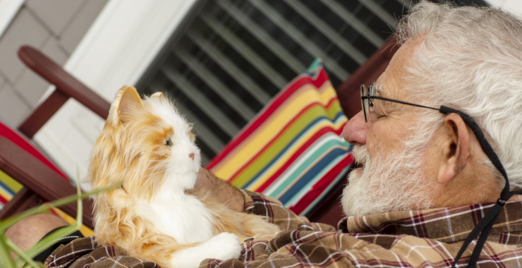 Robotic pets deals for elderly
