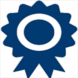 Icon symbolizing an award ribbon.